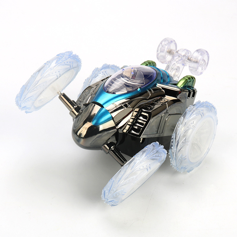 Efectos especiales eléctricos para niños 2,4g camión volquete de control remoto de cuatro vías con control remoto ligero puesto de camión volquete de coche al por mayor