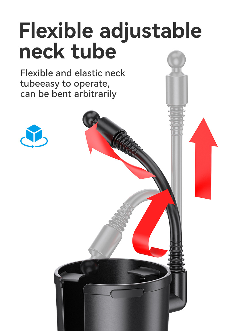 舜威杯架车载手机支架二合一车用多功能饮料架汽车大号杯架扩展器详情2