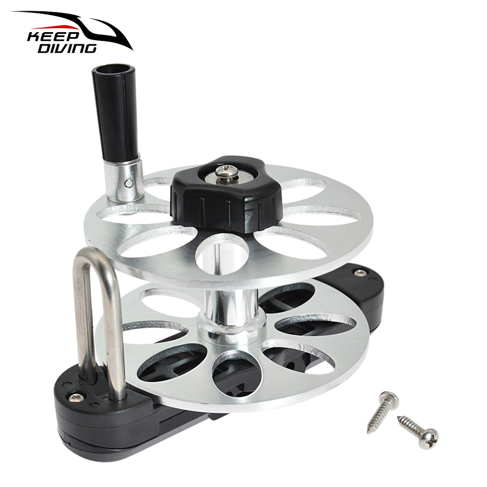 Speargun reel分体式射鱼枪线轮铝合金鱼枪卷线器绕线轮 FXL-955