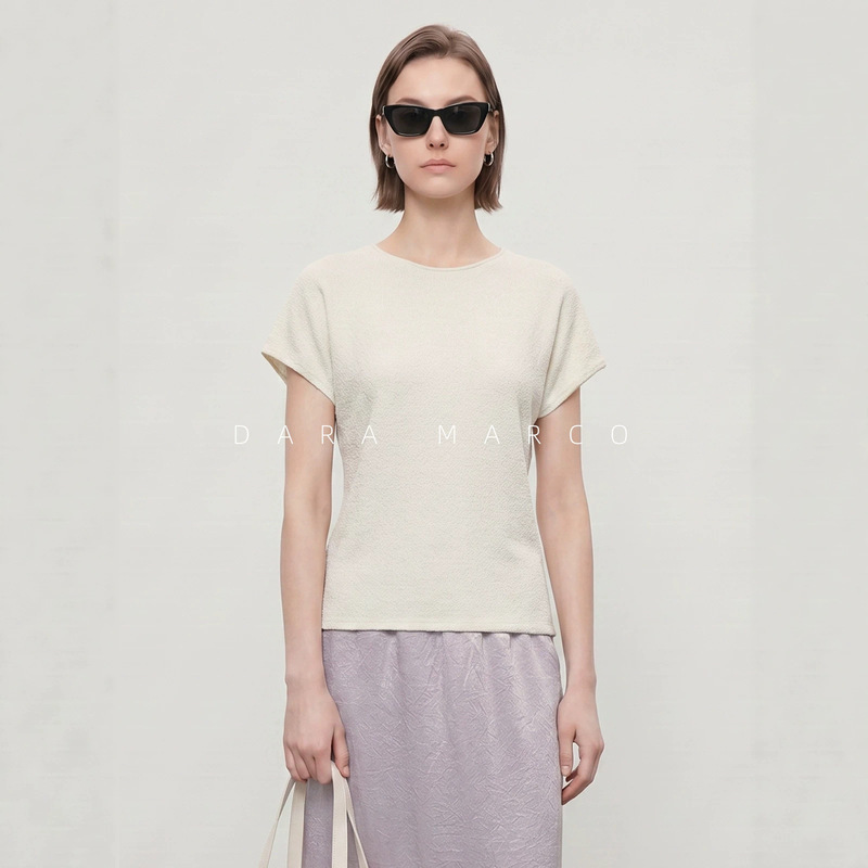 C53128 Seamless One-Piece~Skin-Friendly Slimming Short-Sleeve Wool Base Layer Elegant and Slimming Short-Sleeve T-Shirt 26 Summer C53128 Seamless One-Piece~Skin-Friendly Slimming Short-Sleeve Wool Base Layer Elegant and Slimming Short-Sleeve T-Shirt 26 Summer