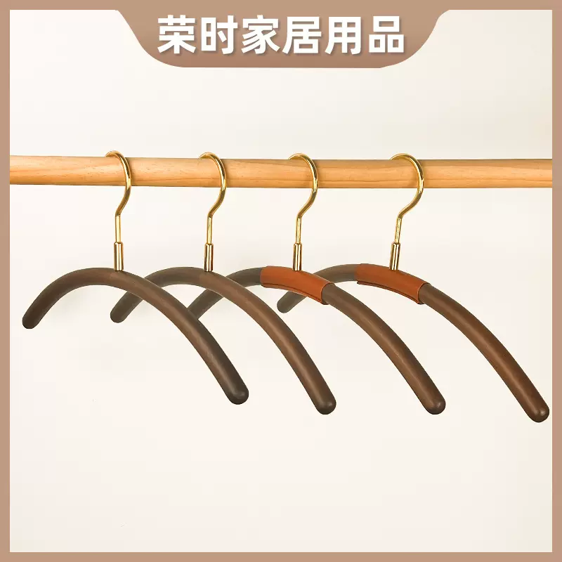 实木轻奢服装店衣架酒店北欧衣帽间成人复古风高档家用卧室衣挂子