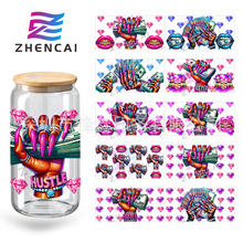 �W���羳16oz���N�P�N耳׿��N�Dӡ�Nˮ����UVDTF�N���羳 ���u