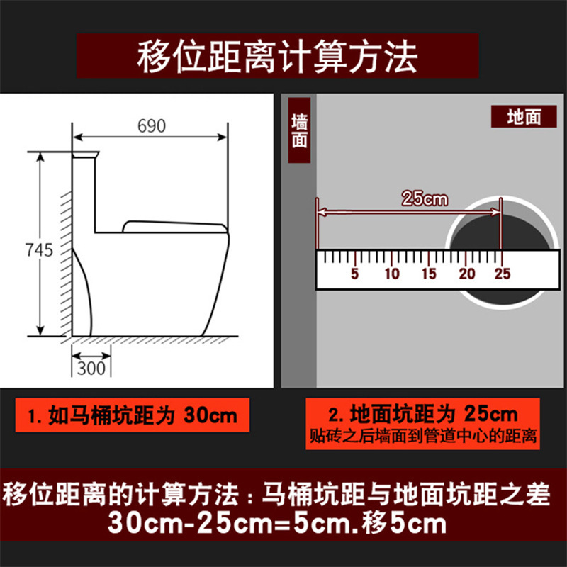 可変変位トイレ配管継手継手ピット距離防止平行移動変換器エルボpvcトイレシフター|undefined