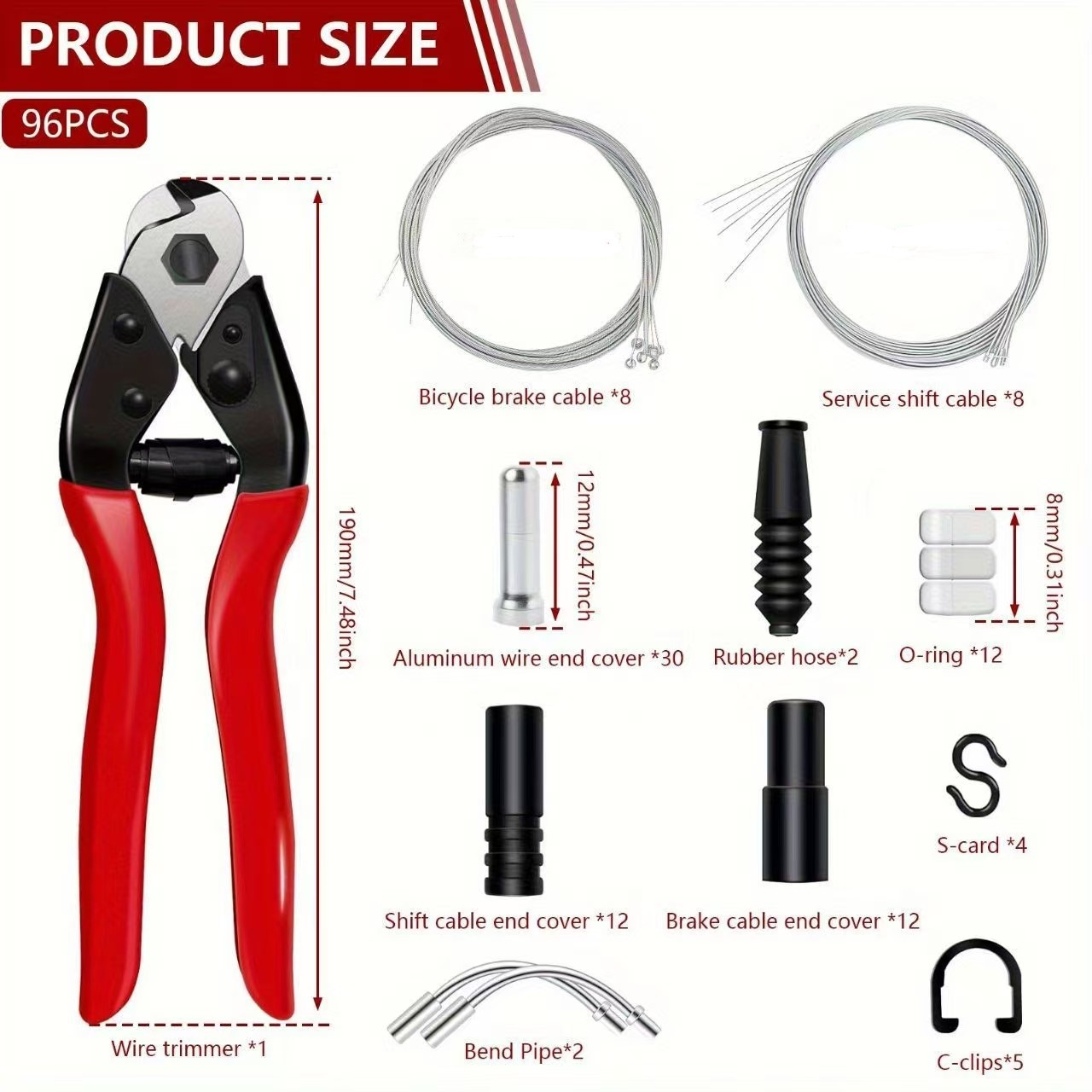 Venta directa de fábrica: Juego de tubos de cable de freno y transmisión para bicicletas de montaña y carretera