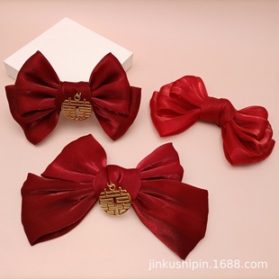 OEM bow semi-finished New Year wedding shoes flower hair cool jewelry to map custom