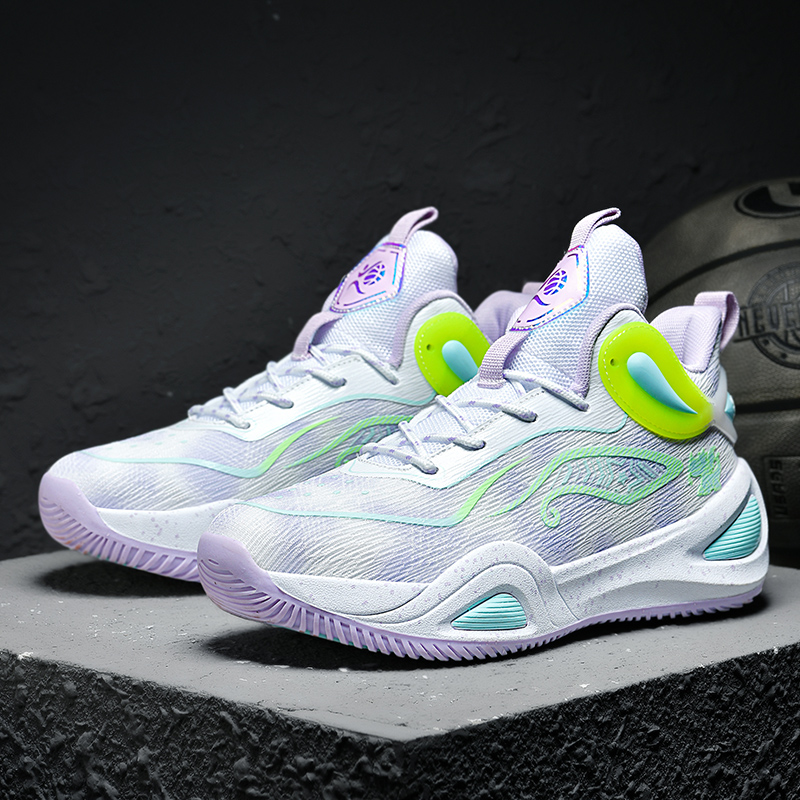 Zapatos de entrenamiento de combate para estudiantes de cemento blanco Joe4 zapatos de baloncesto casuales zapatos de skate alta fuerza aérea image 28