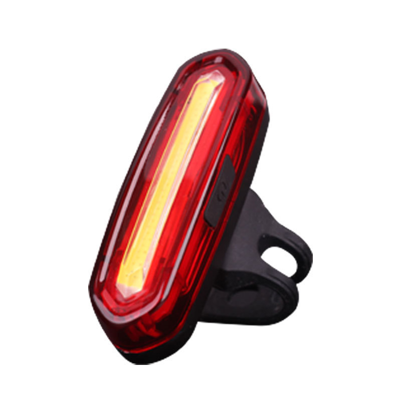 Bicicleta bicicleta de montaña carga USB COB luz trasera Night Riding luz de advertencia LED luz trasera Wolf Star