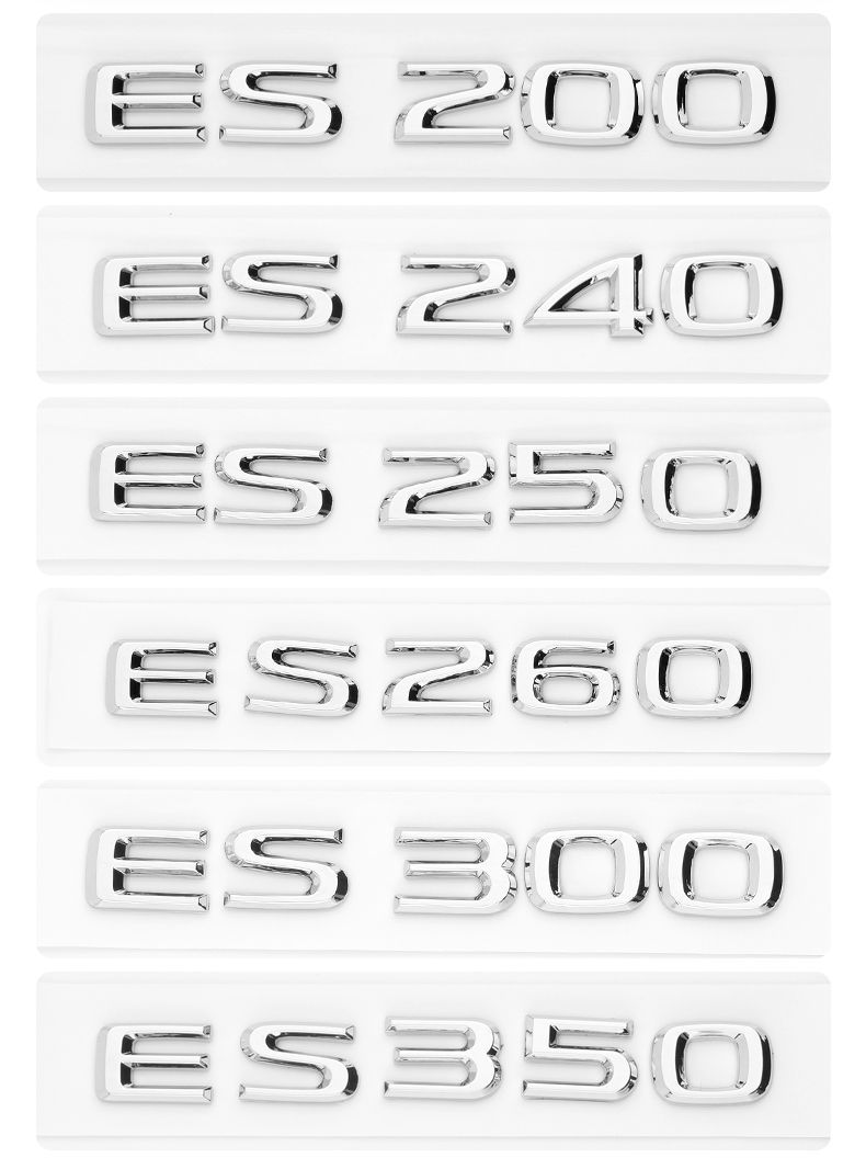 Suitable for Lexus Is300Es260Es200 Car Logo 300H Modified Es260 Tail Logo Decorative Letter Sticker