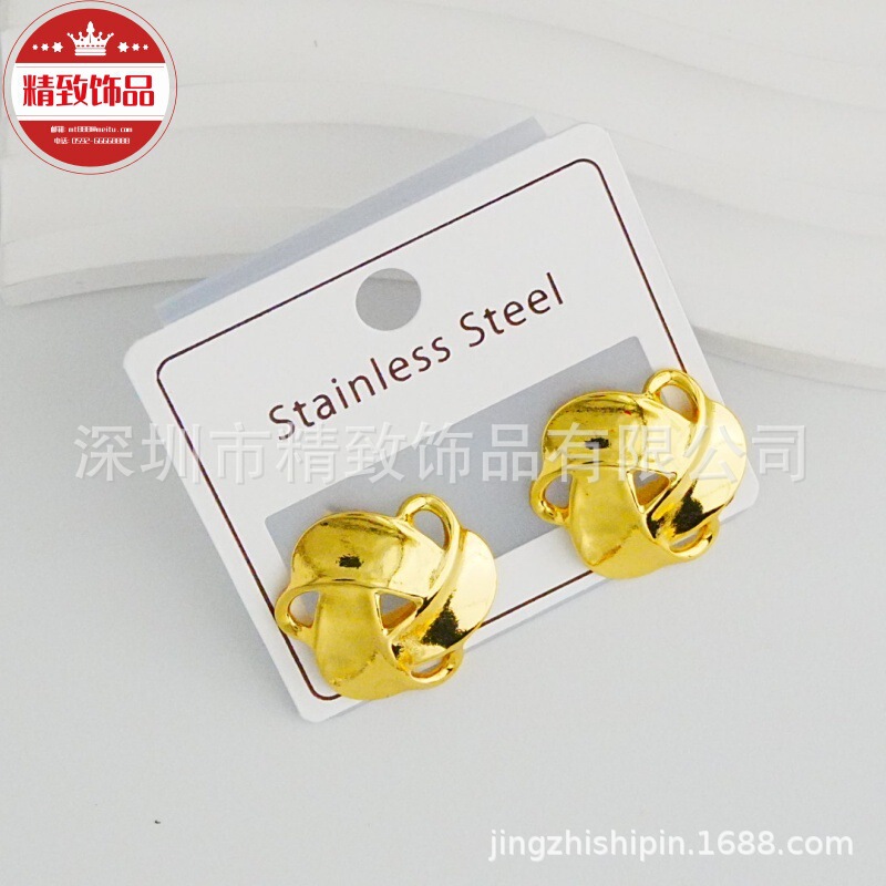 【热销爆款】欧美时尚 跨境个性新款时尚不锈钢耳环 多款轻奢潮流|undefined