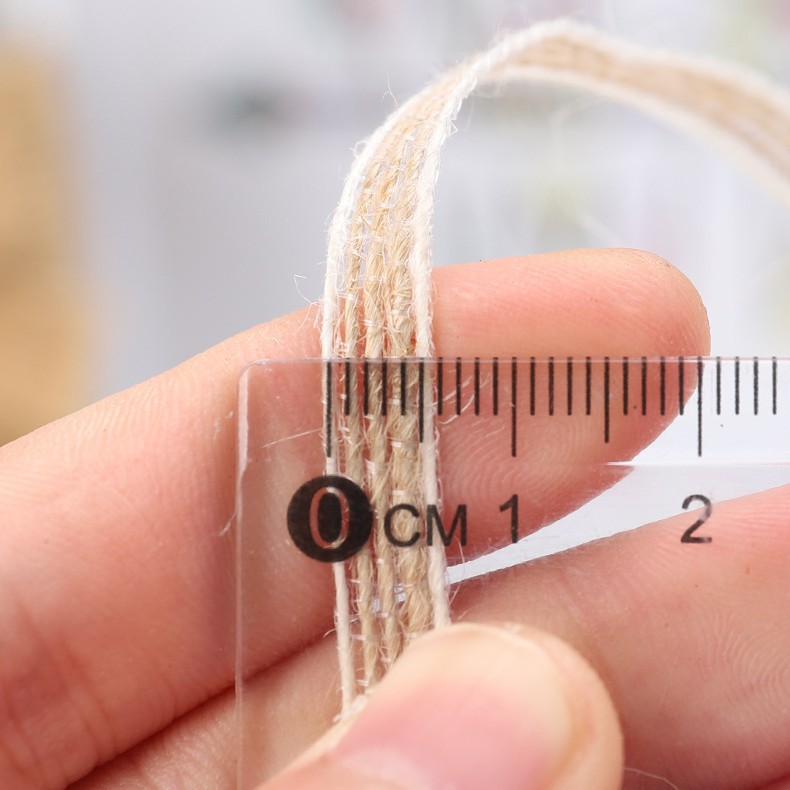 Directo de fábrica de color mezclado tejido de pescado de seda de cáñamo 0,5 cm natural de seda de pescado de cáñamo DIY decoración del hogar simple Retro