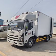 湖南蓝牌小型冷藏车厂家江铃凯运厢式冷藏车海鲜冻肉保鲜运输车