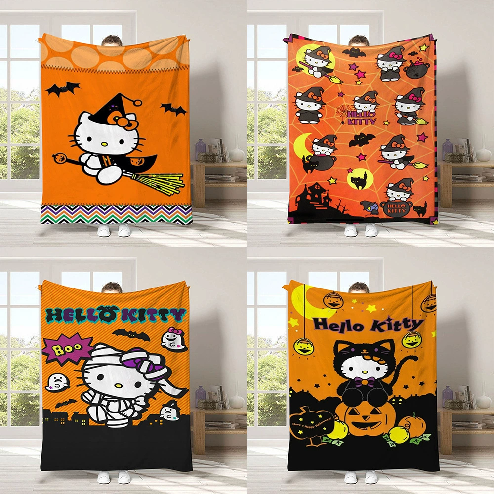 Hello kitty, детское одеяло для сна, диван для сна, хэллоуин, увеличенная толщина, ()