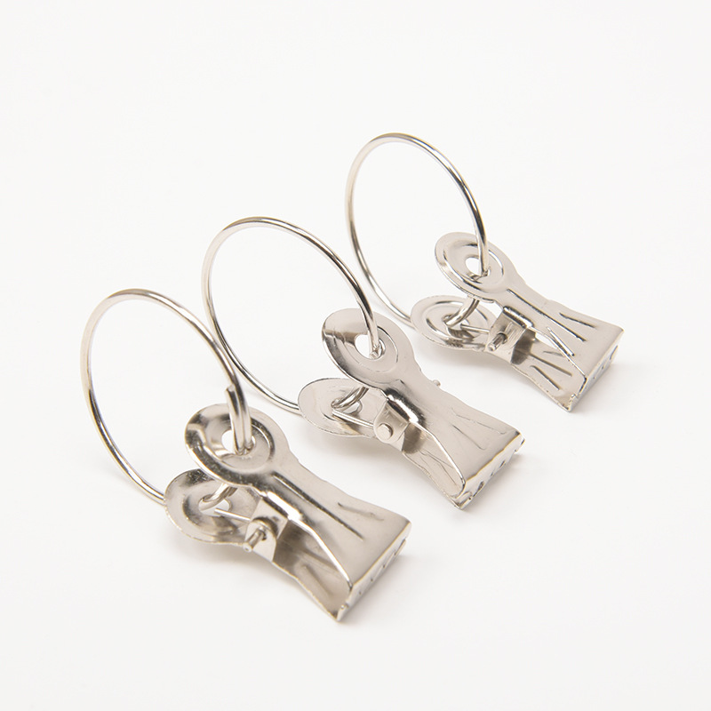 Curtain Clip Metal Thickened Sawtooth Entrained Ring Clip Hook Hanging Ring Curtain Accessories Accessories Curtain Clip Metal Thickened Sawtooth Entrained Ring Clip Hook Hanging Ring Curtain Accessories Accessories