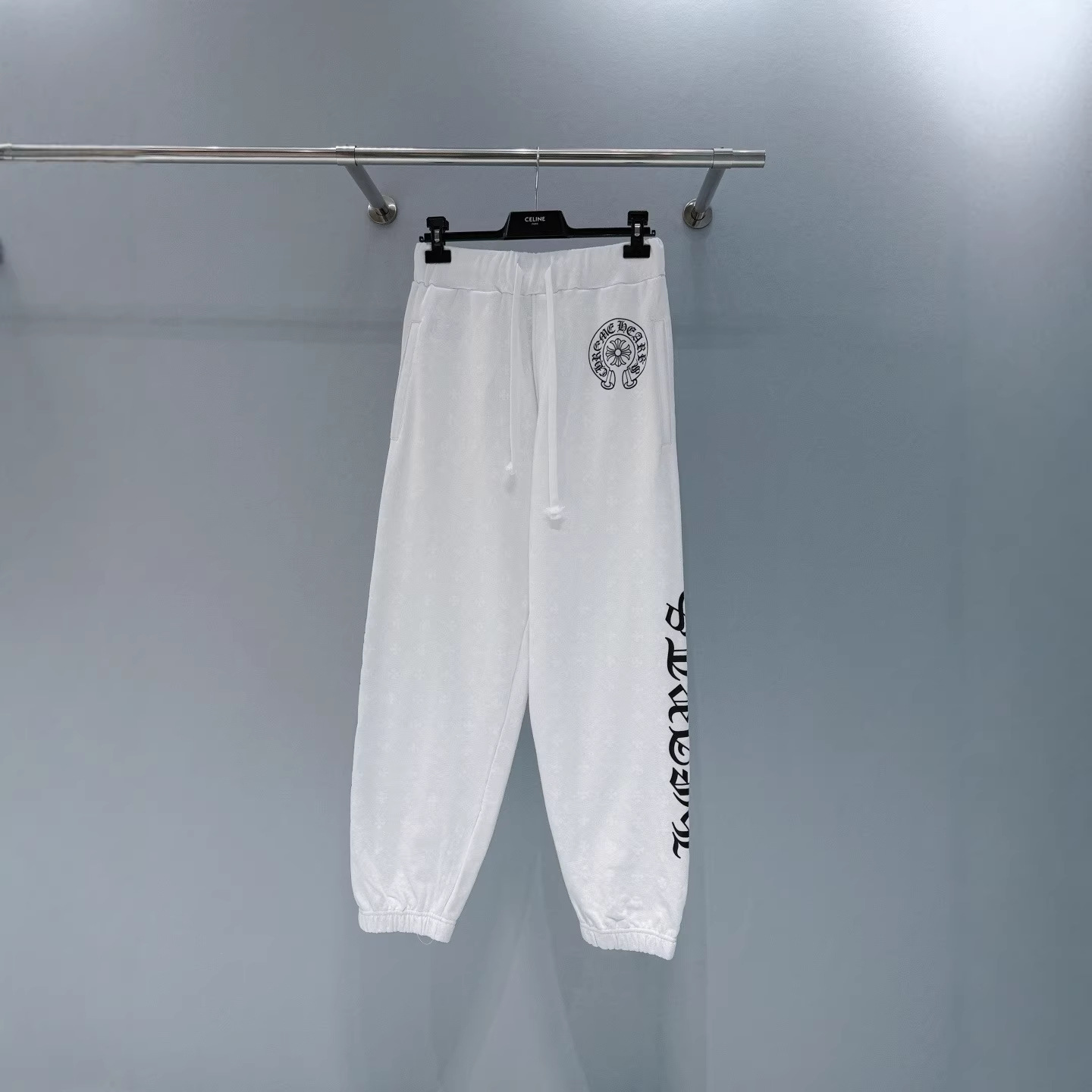 【南油现货】Ch克罗伈 25FW  暗纹满印卫裤休闲裤男女同款克罗心