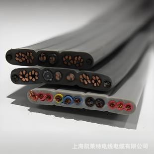 Manufacturers Custom Yffb (g) Crane / Crane Accompanying Flat Cable with Steel Wire 450/750V