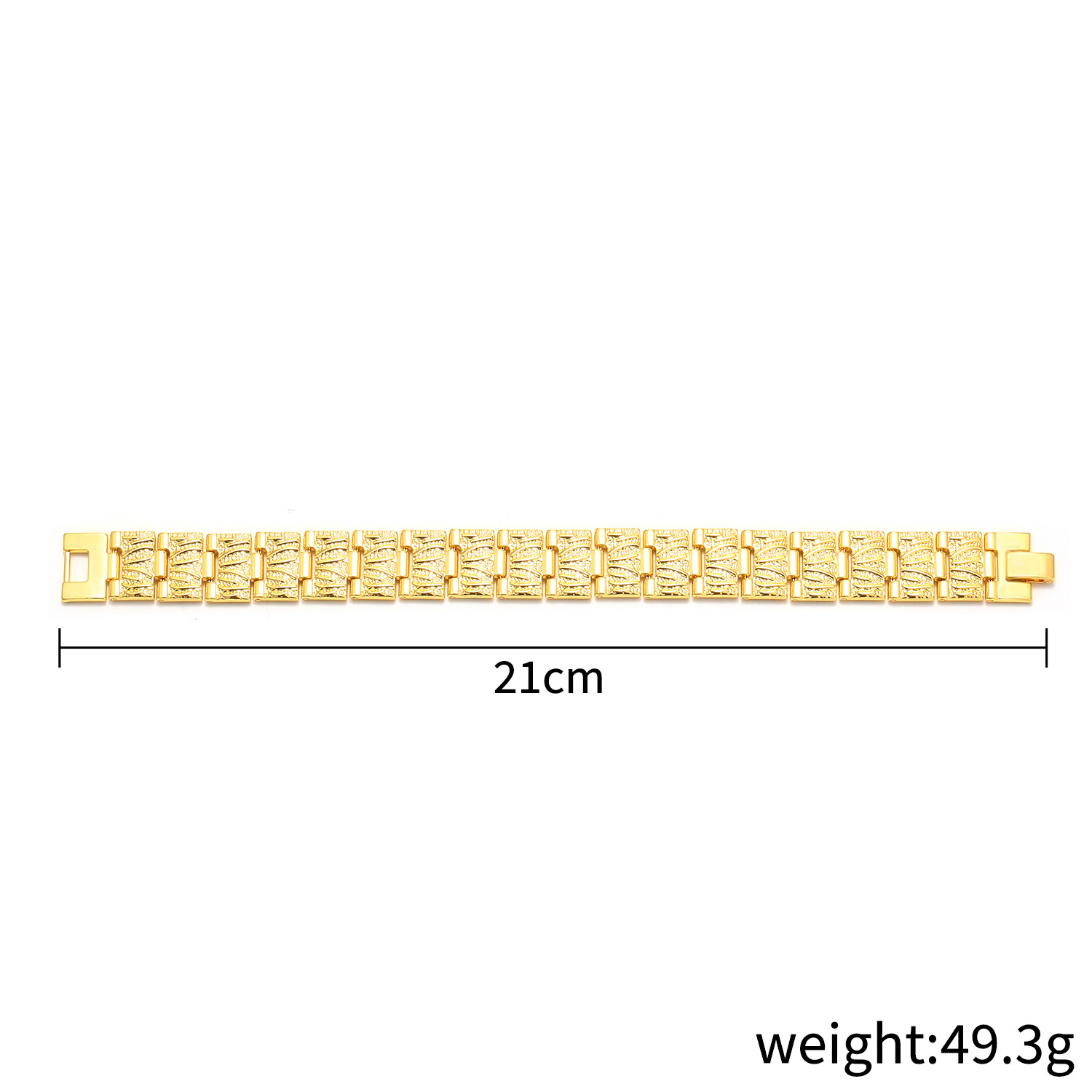 Fashion Geometric Metal Inlay Magnet Unisex Bracelets 1 Piece display picture 5