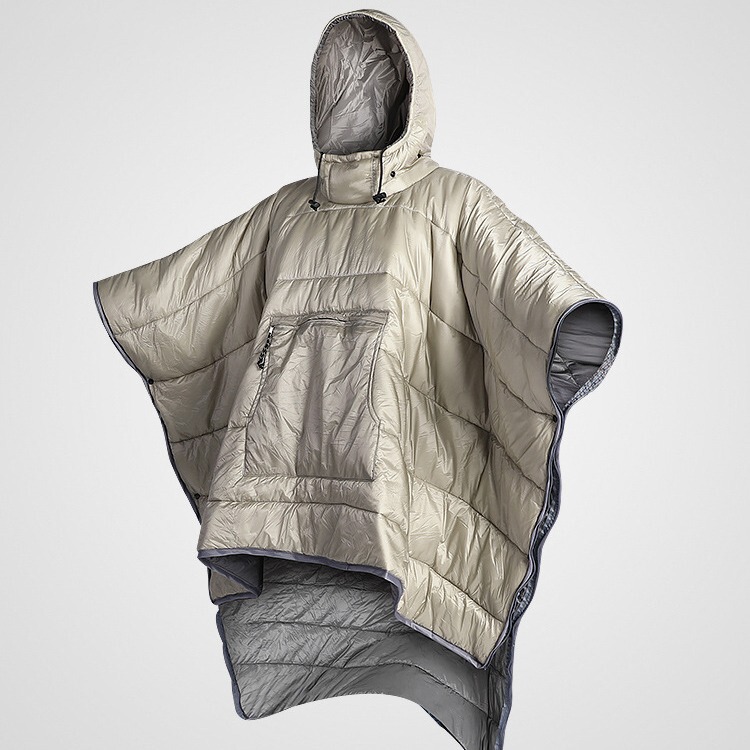 Wearable Cloak Adult Camping Sleeping Bag Outdoor Travel Mountaineering down Cotton Winter Thickened Dirt-Proof Sleeping Bag Wholesale