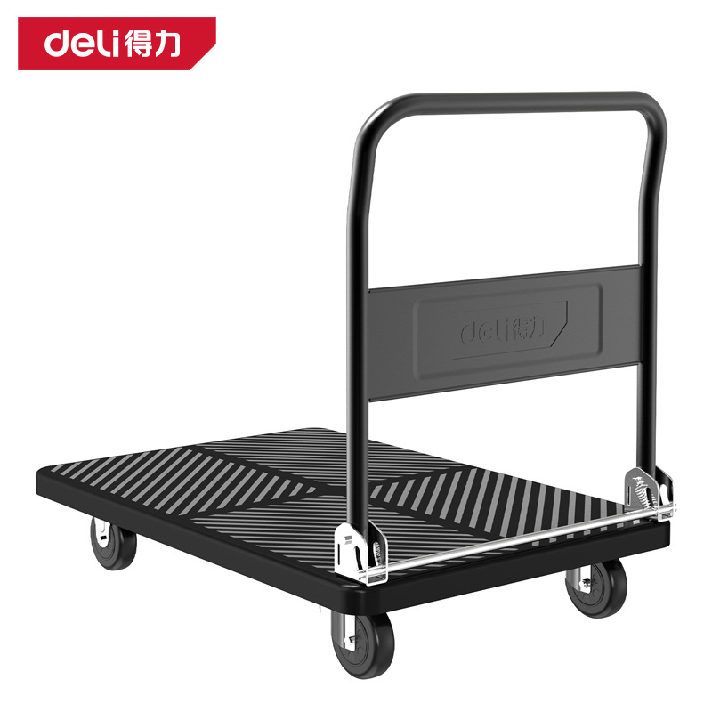 得力DL436200S加强型平板车200kg/TPR轮