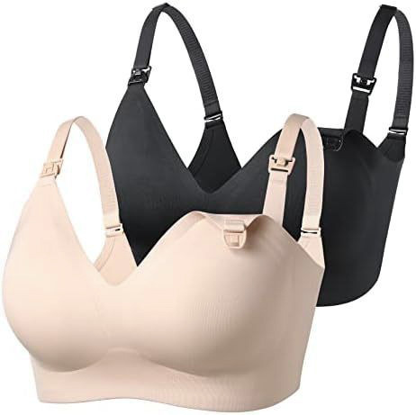 omcozy nursing bra, YN21 seamless and ultra-comfortable maternity bra, natural shape, maternity sleep bra
