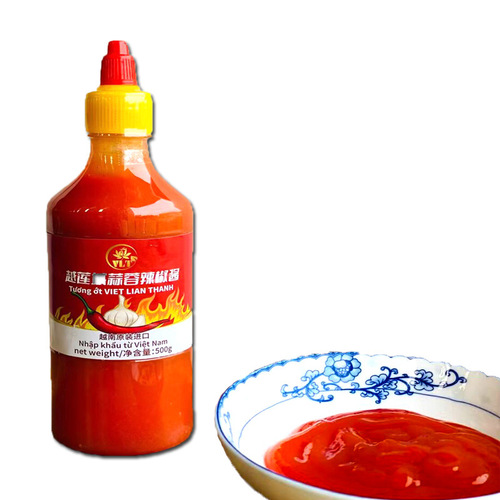 Bulk wholesale of Vietnam Yue Lien City garlic chili sauce 500g condiment dipping sauce whole box better discount