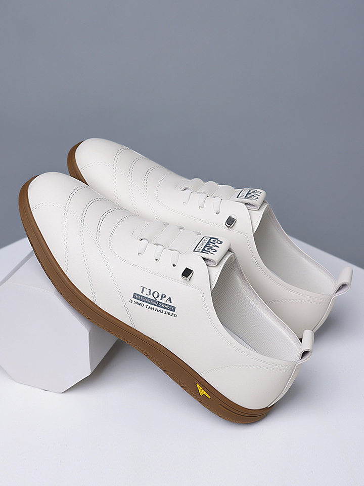 Giày lười nam da mềm đế mềm dạng slip-on phong cách retro, giày da nam thường ngày — Màu trắng 9173, Màu đen 9173, Màu đen cotton chi tiết 12