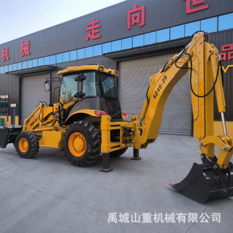 40-28两头忙挖掘装载机 工地用铲车液压前铲后挖一体机厂家