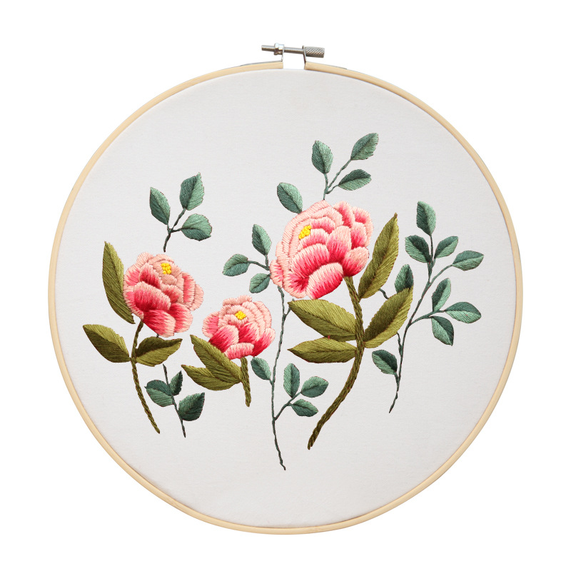 Bordado DIY colgando pintura punto de cruz paquete de material de tela Europea Inglés transfronteriza colgando pintura Lu Bordado DIY adornos hechos a mano