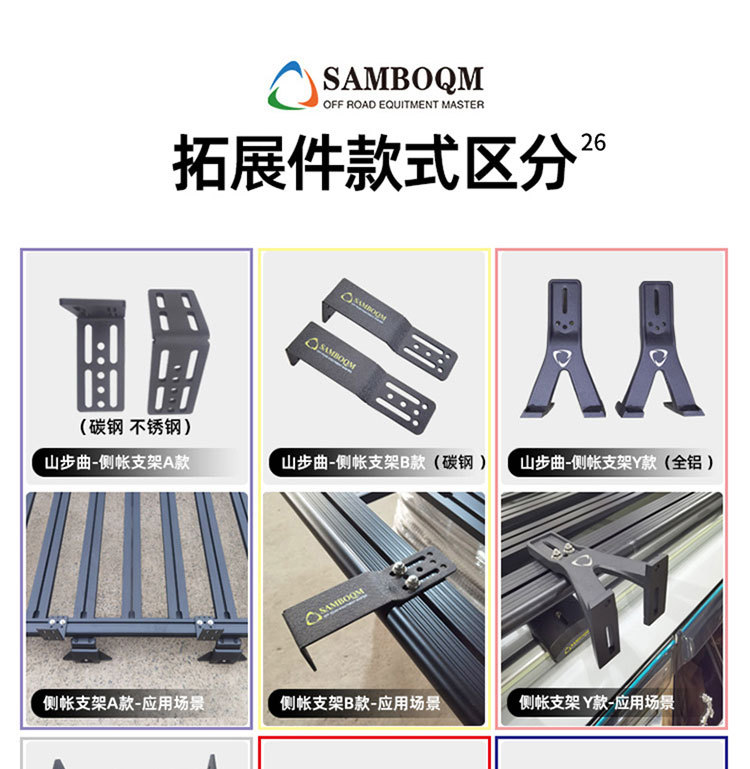 Tuda Car Roof Rack, Shanbuqu Brand Outdoor Travel Self-Driving Off-Road Modification Accessories, Roof Platform