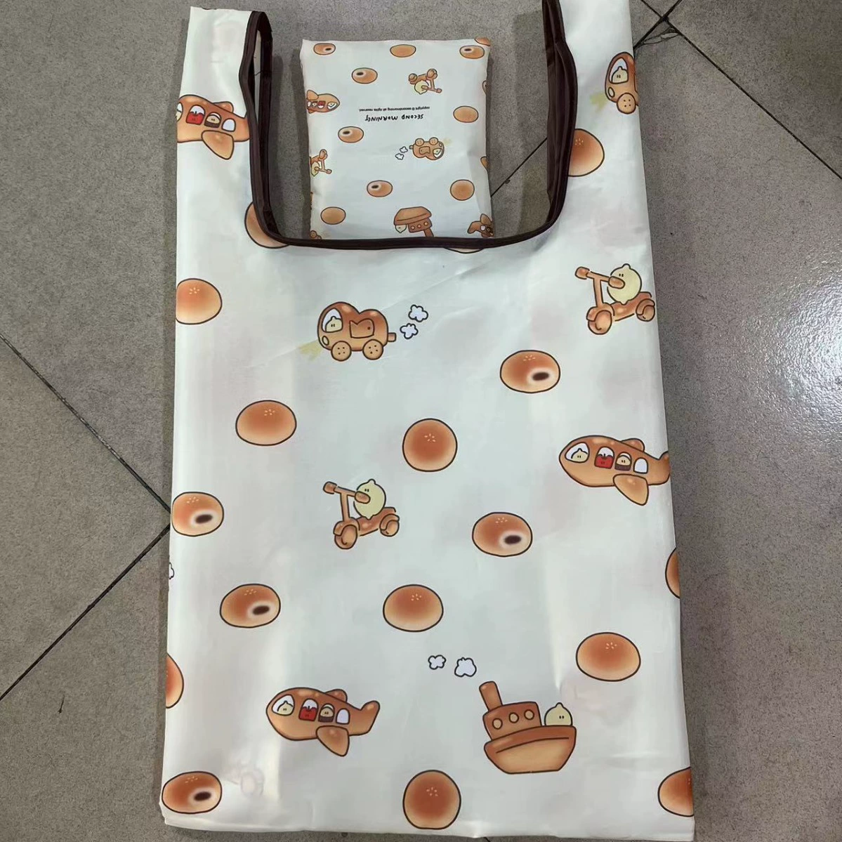  roomy folding bag, shopping bag, waterproof handheld beach linen bag one shoulder