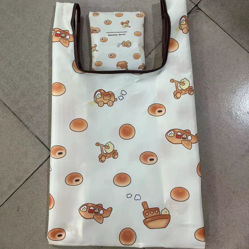  roomy folding bag, shopping bag, waterproof handheld beach linen bag one shoulder