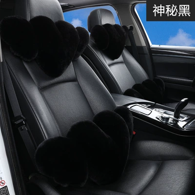 cushion car pillow pillow, Headrest - mysterious-black-love-headrest