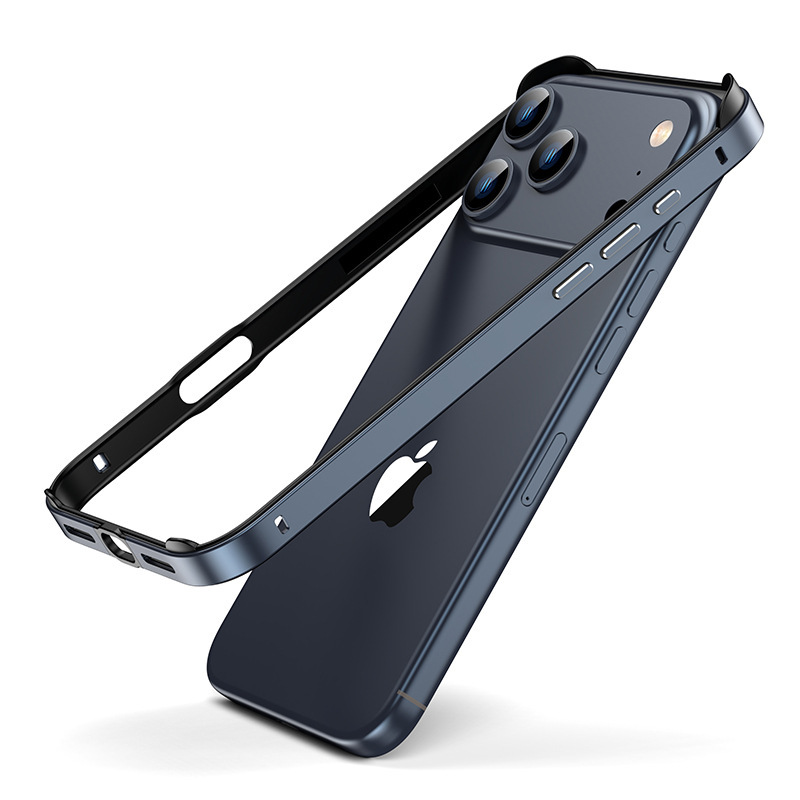 适用苹果17金属边框iPhone16手机壳15铝合金14硅胶13轻薄散热12潮|undefined