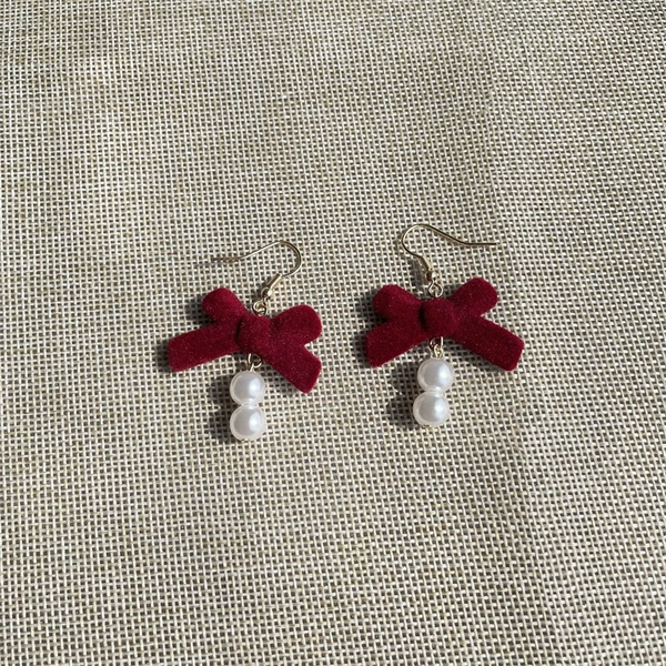 No. 3 Two Pearls Ordinary Ear Hooks