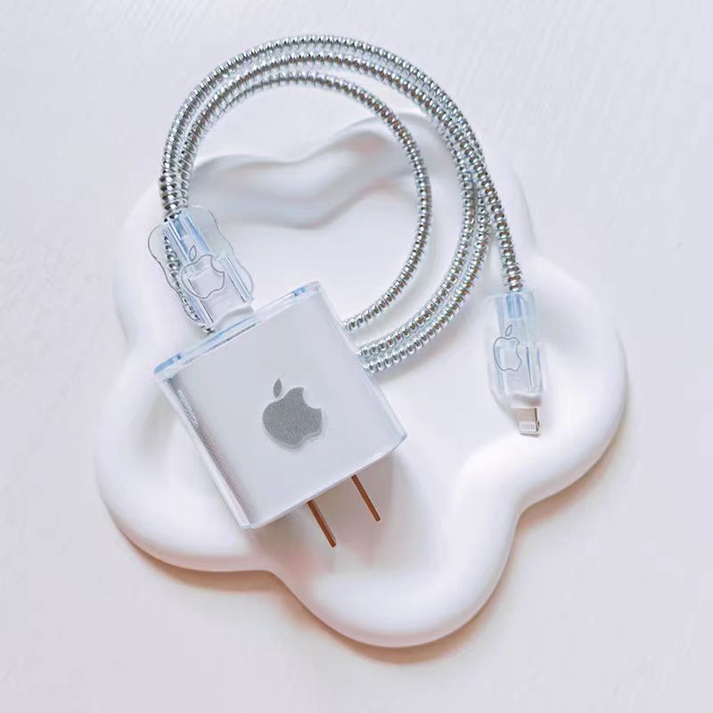 Cargador de cubierta de cable de datos para Apple 20 cargador rápido anti-plegado de cuerda de protección de alto valor de cara cargador cubierta image 5