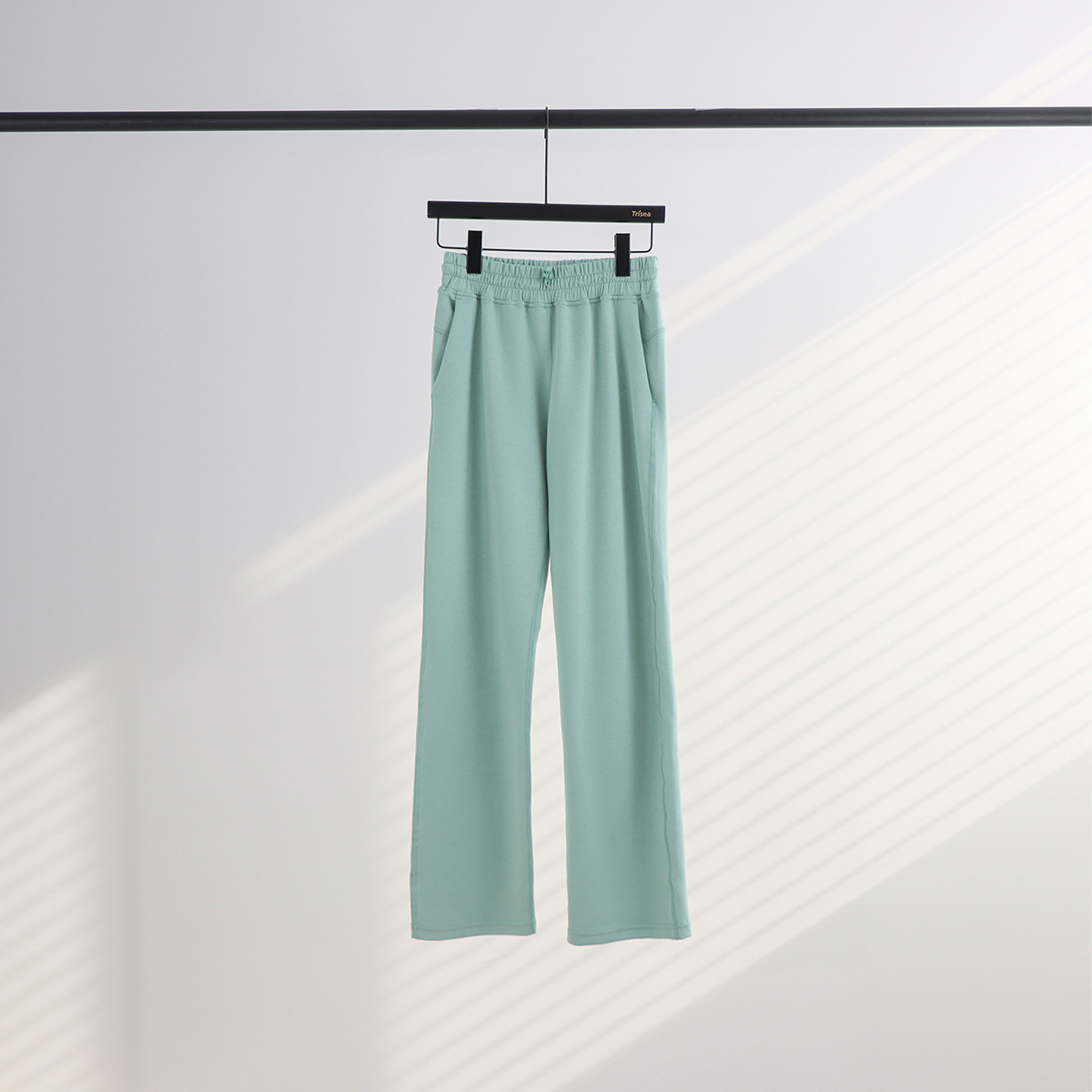 LULU, el mismo modelo de pantalones de aire casuales de cintura alta, pantalones de piernas largas, nuevos productos para mujeres.