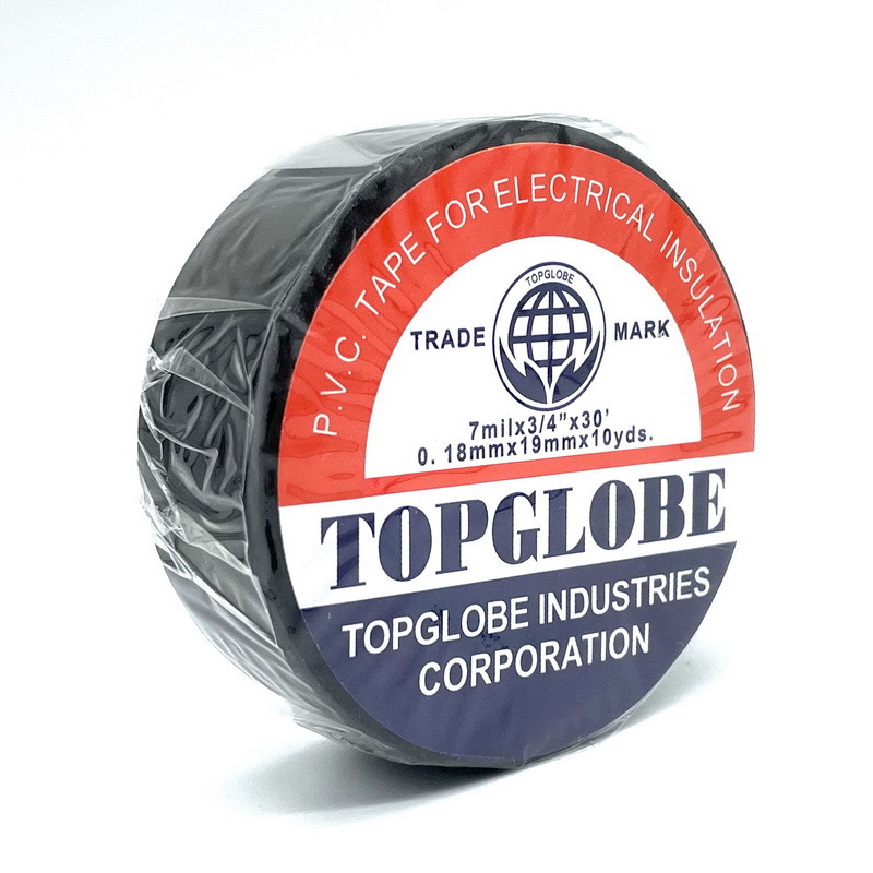 厂家定制出口型10码电工胶带PVC绝缘防水耐高温电线密封阻燃黑色