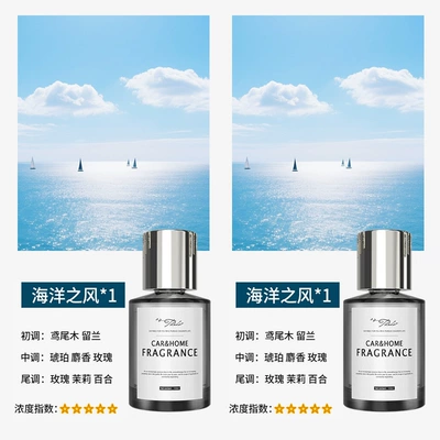 Car Perfume Aromatherapy – Tarot Silver Meizu Light - meizu-2-bottles-ocean-ocean