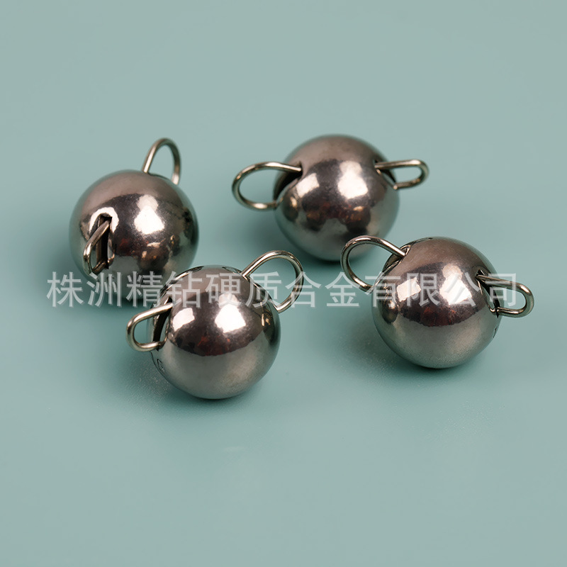 本色钨钢铅路亚大耳猕猴球形钨合金渔坠Tungsten Cheburashka现货