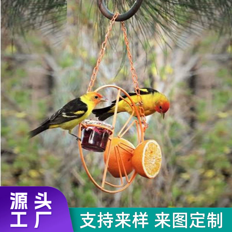 Кормушка для птиц на подвеске, новая металлическая кормушка для птиц Amazon, для улицы, балкона