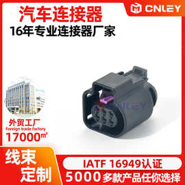 汽车连接器适用于大众捷达节气门线束插头6孔接插件 1928404669