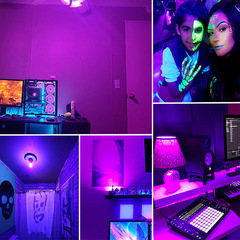 Cross-border new product UV purple light bulb fluorescent bulb 15W 85-265V ghost party Halloween atmosphere light string