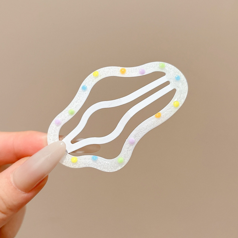 Horquilla de estrella colorida de dopamina, accesorio para el cabello para niños, horquilla con clip de flequillo lateral bonito para niñas, adorno para el cabello con clip BB.