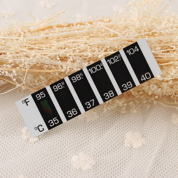 感温变色额头温度贴 变色温度贴 液晶变色温度贴 儿童体温贴