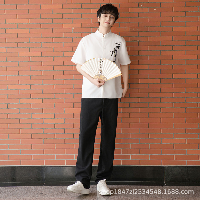 中国风学生合唱团演出服初高中学生毕业班服诗歌朗诵红歌比赛服装|undefined