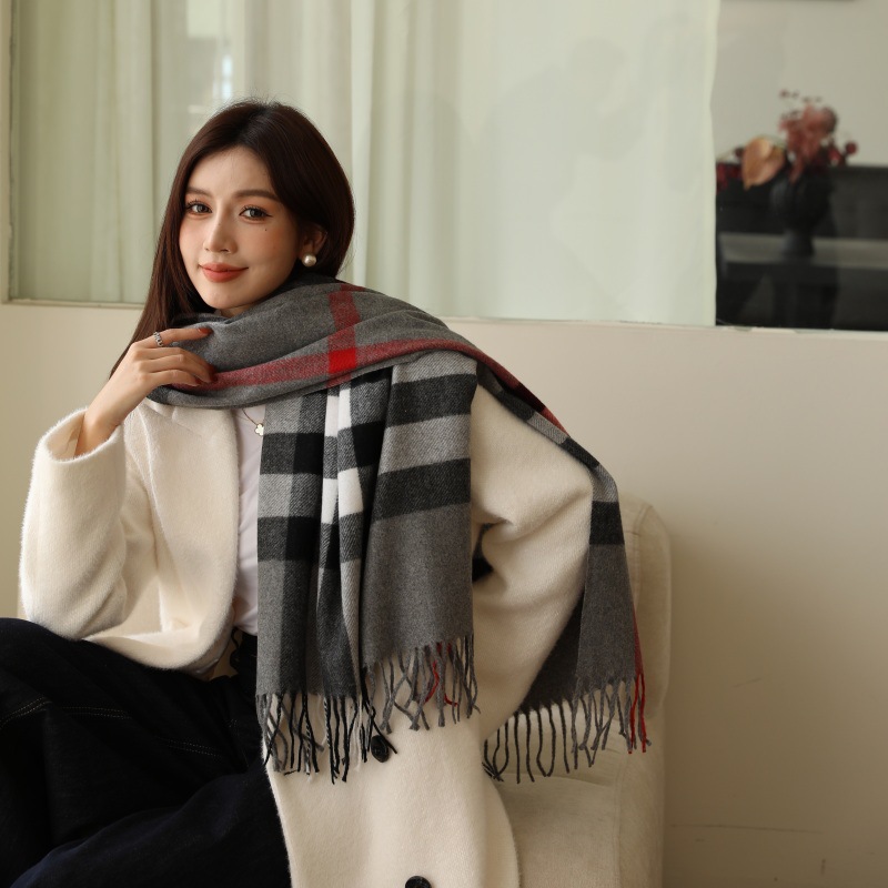 2025 nuevo bufandas de lana de Meirad mujeres otoño invierno estilo coreano de malla universal chaleco pareja buñuelo hombre caliente