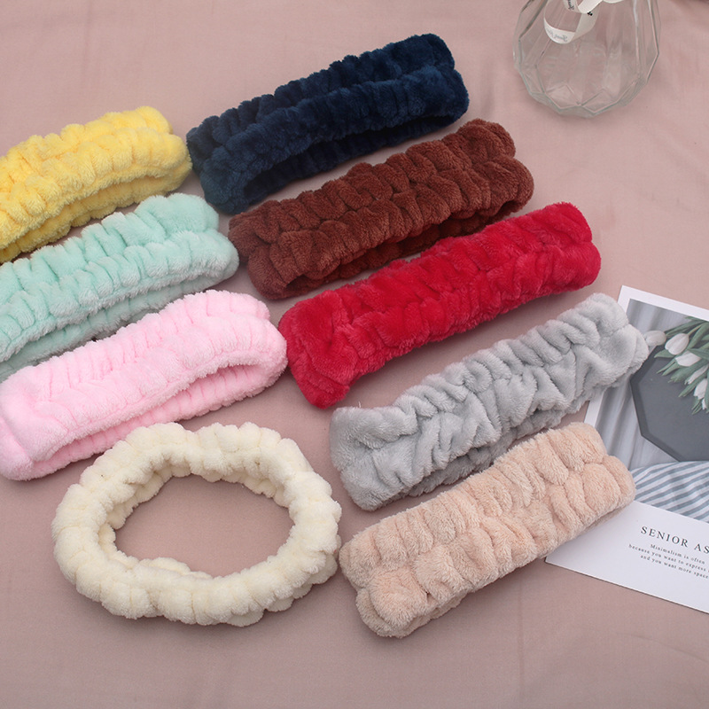 diy洗脸发带网红自制头套简约敷面膜防滑捆发束发带