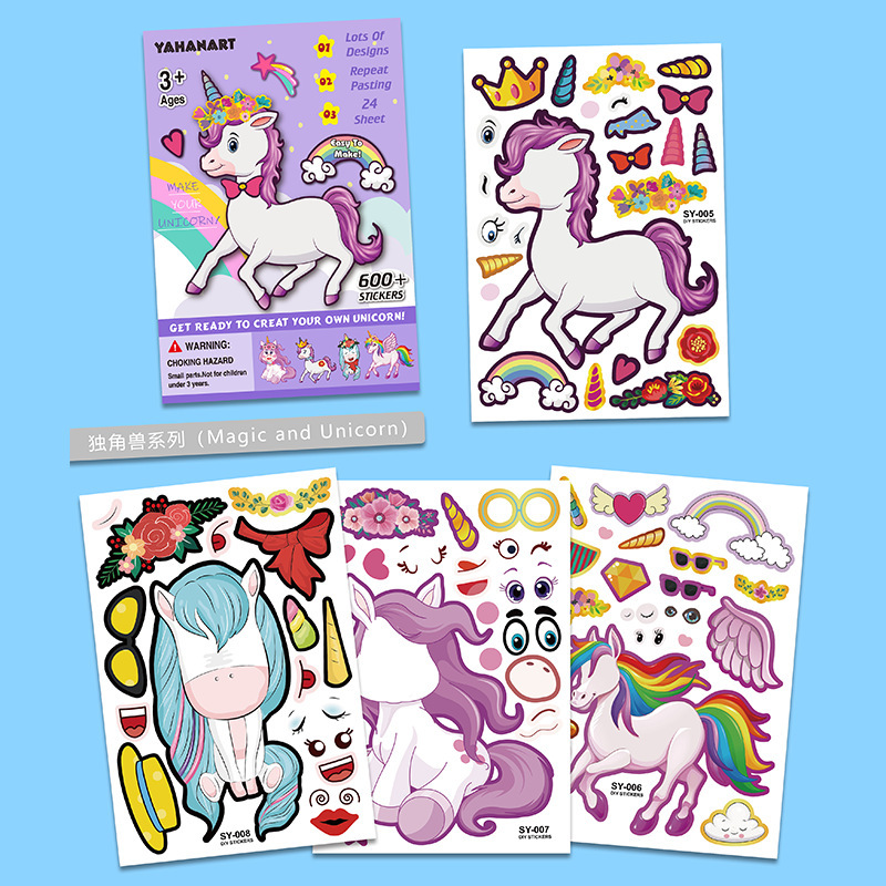 Pegatinas DIY Infantiles de Dibujos Animados de Papel Artesanal, Decorativo, para Día de los Niños image 19