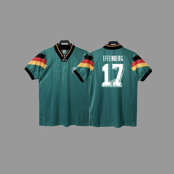 1992 Germany away game + printed number 17