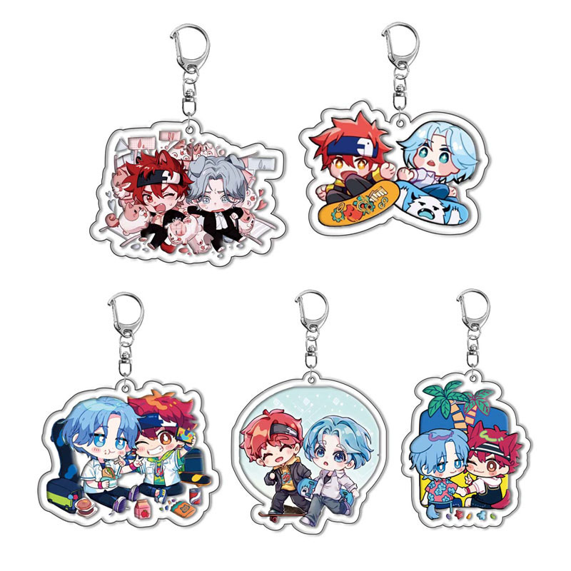 Unlimited Skateboard Xiwu Wu Li Acrylic Keychain Pendant Pendant Animation Peripheral Cross-border Spot Hair