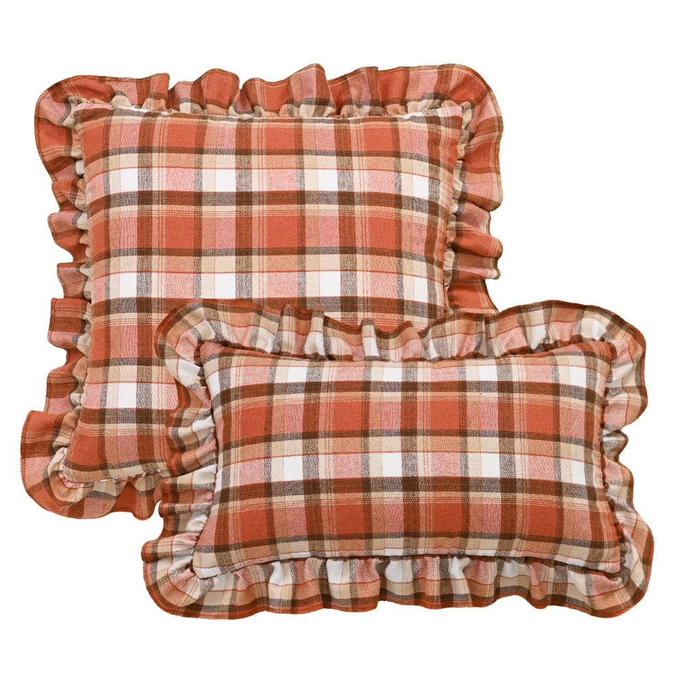 Transfronterizos Inglés nórdico ins tejido lápiz de loto falda almohada retro sala de estar sofá almohada decoración del hogar